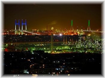 磯子区・円海山からの夜景