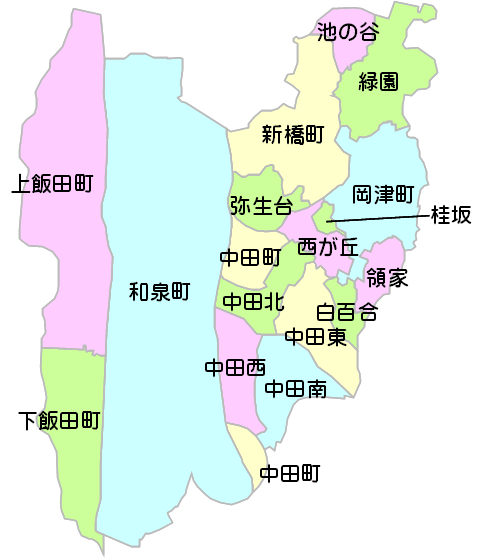 横浜市泉区地図